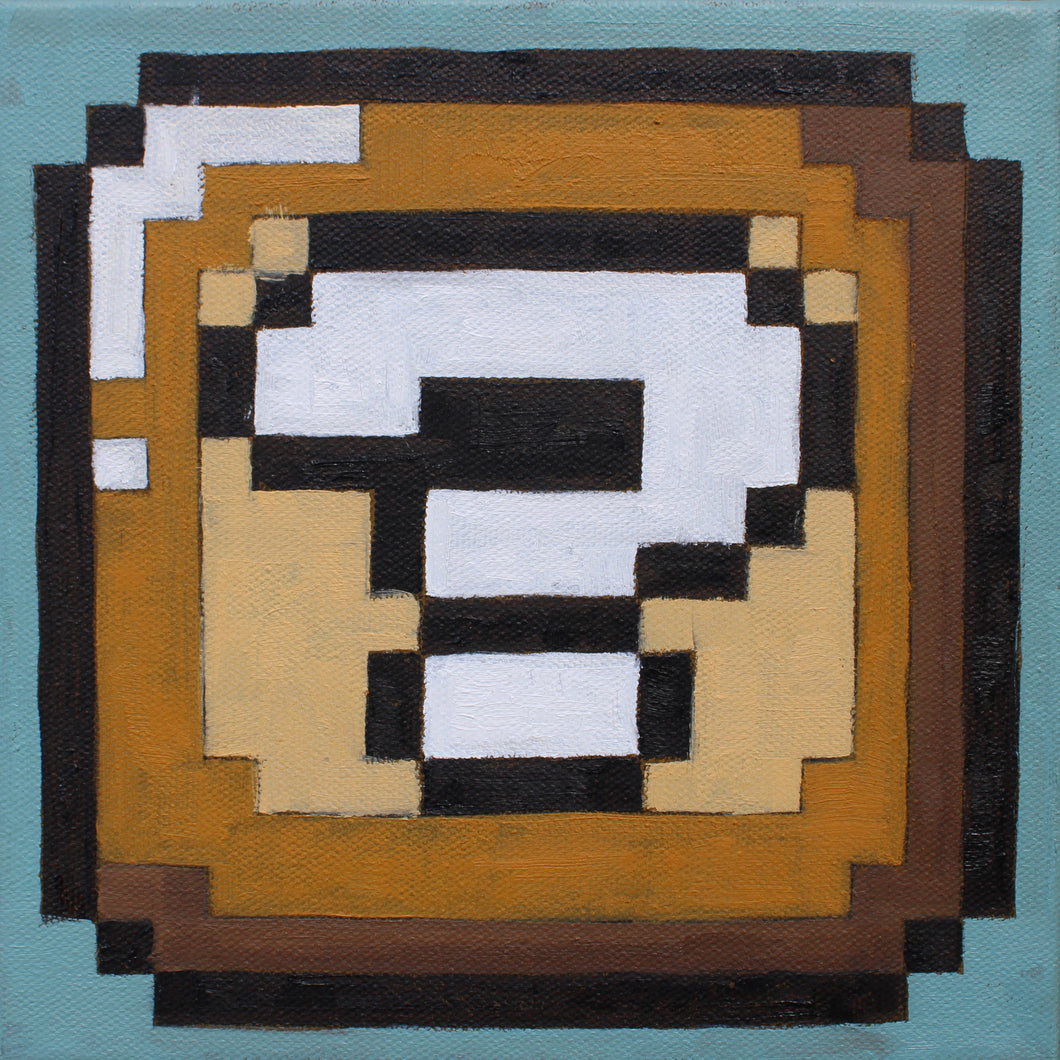 Question Block | SMW — Oil Painting