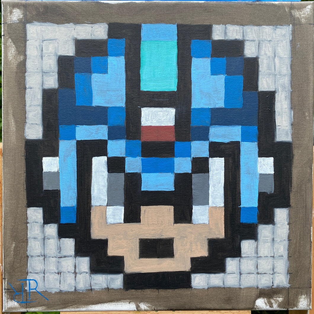 Extra Life | Megaman X — Oil Painting